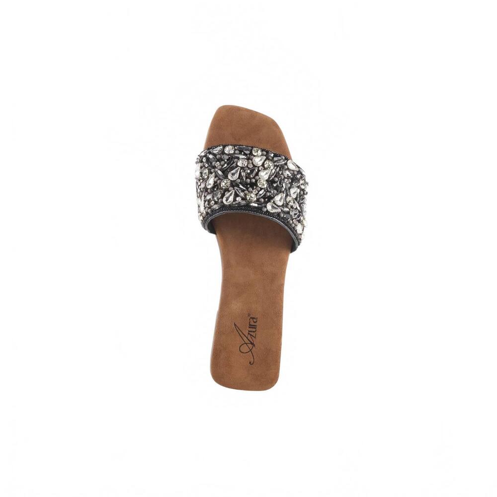 NEW AZURA women's sizzling sandal in black